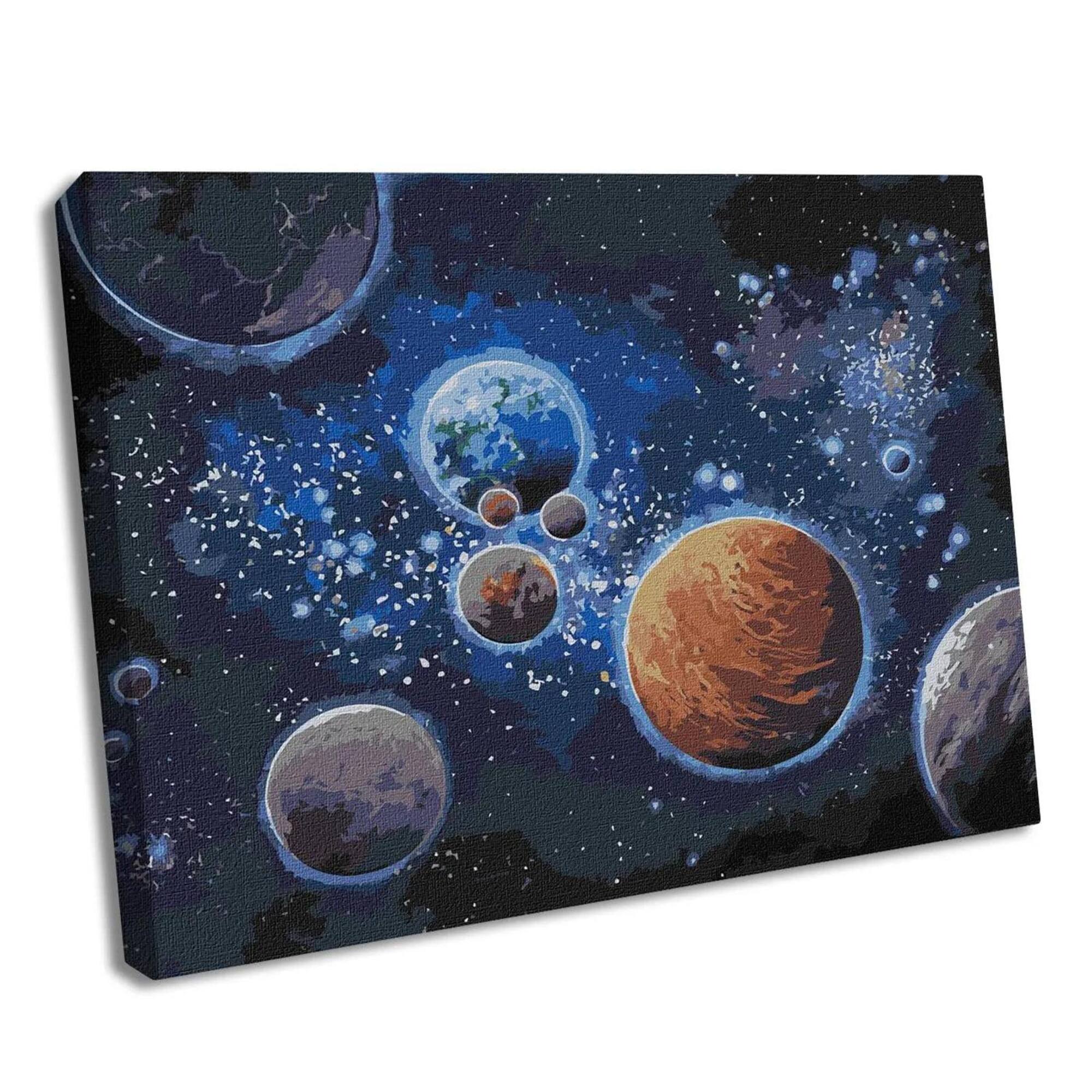 Ideyka Secrets of the Worlds Painting by Numbers Kit